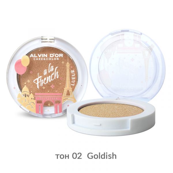 Alvin D`or ALF-04 A LA FRENCH Face Highlighter Lueur tone 02 goldish 10g